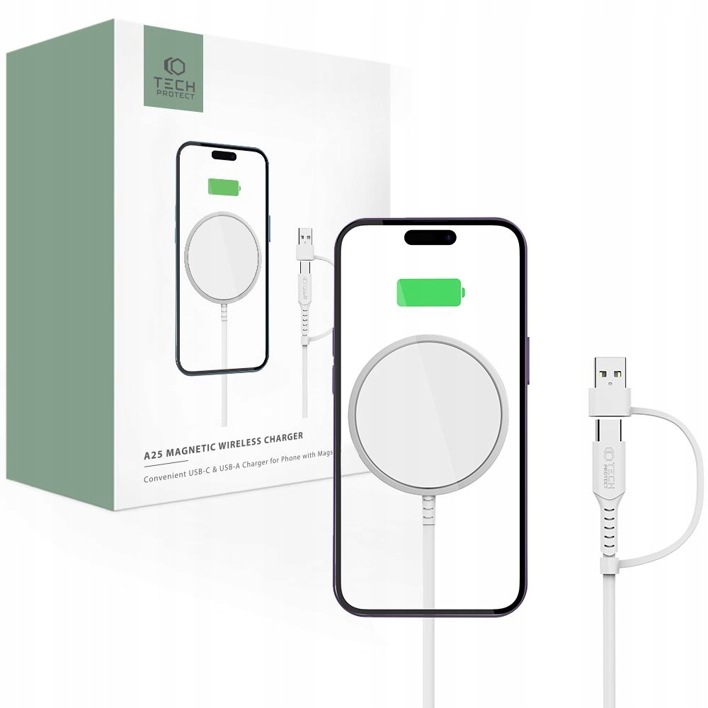 Bezdrôtová indukčná nabíjačka 15W - (MagSafe)